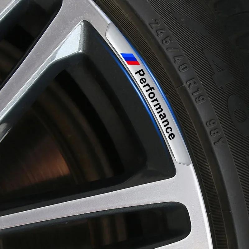 Авто Стайлинг Авто Колесные Колпаки Наклейки На Диски Шины Аксессуары Для BMW E46 E39 E90 E60 E36 F30 F10 E34 E30 F20 E92 M3 M4 X5 X6