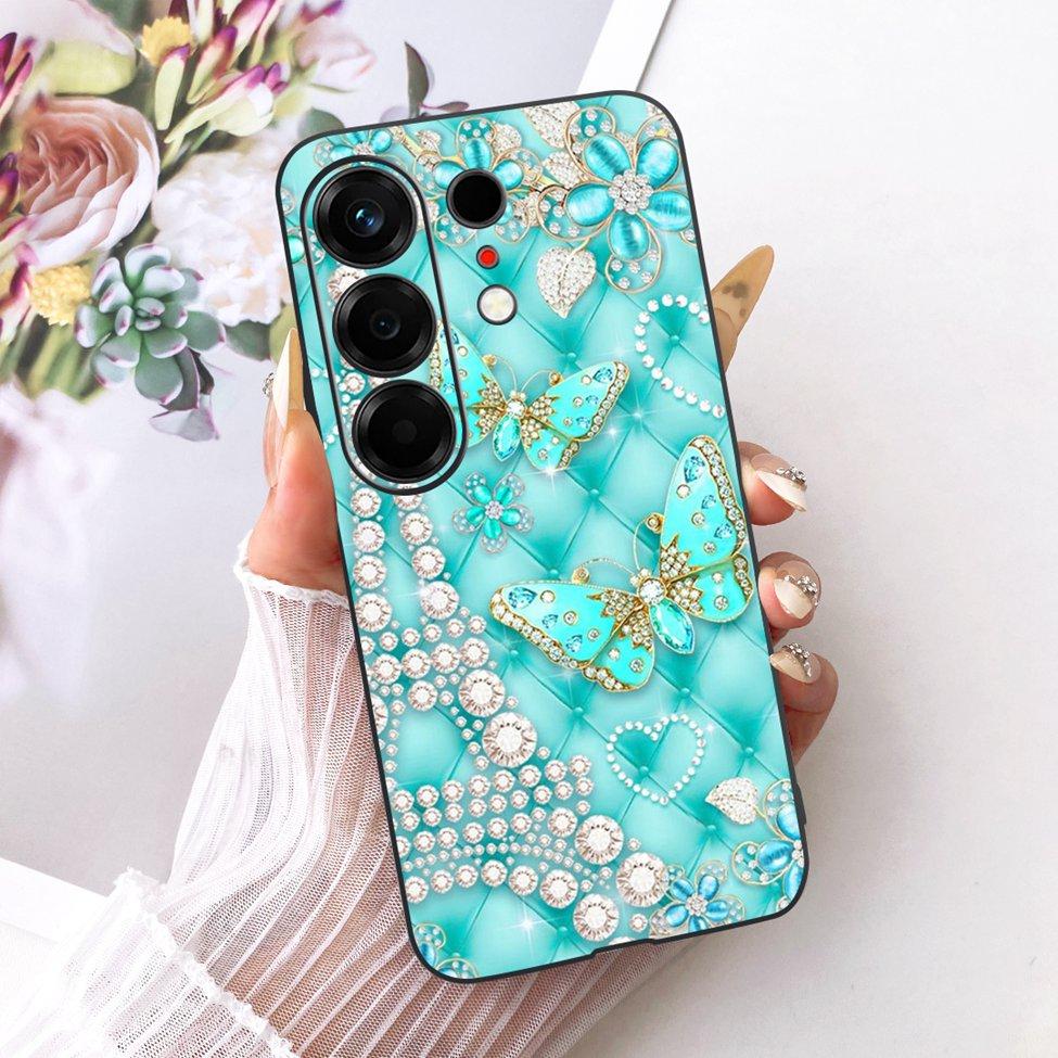 Чехол для Tecno CN5 Чехол для Tecno Camon 50 4G Модный Бабочка Милый Кот Крутой Расписной Мягкий Чехол для Телефона Для Techno Camon50 4G