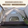Naturehike Официальная палатка Большая для 2-8 человек Парковая палатка типа домик для кемпинга Легко устанавливается с проекционным экраном Отдельно стоящая двухслойная Водяная