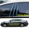 For Infiniti FX FX35/FX37/FX45/FX50 2003-2008/G-Series 2002-2013 PC Material Pillar Post Cover Door Trim Window Molding Sticker