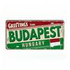 Metal Sign City Plaque Wall Decoration Romania Hungary Slavic Croatia Estonia Latvia Ukraine Russia Lithuania License Plate