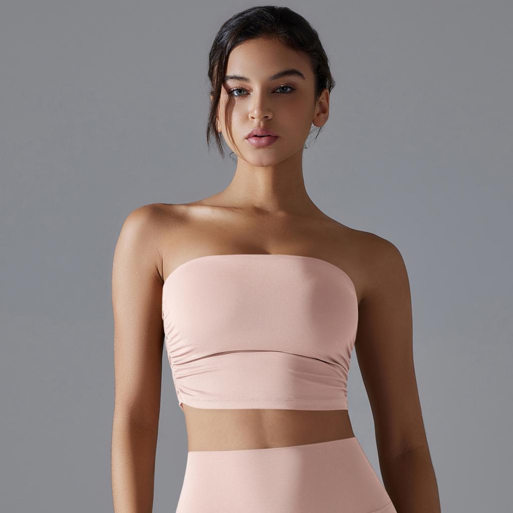 Auroth Women Gym Fitness Bra Backless Exercise Running Sport Vest Breathable Yoga Underwear