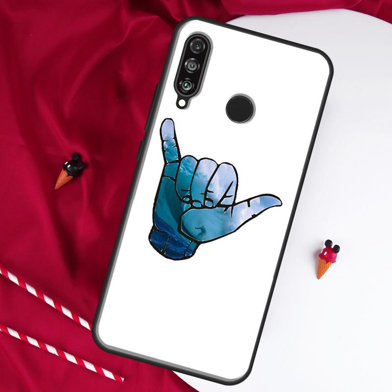 Shaka Surf Hang loose For Huawei Nova 9 SE 10 5T Y90 Y70 Y60 Y61 Y91 Y72 12i 12s 11i P60 Pro P20 P30 P40 Lite Case