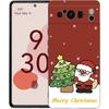 Смешной мультяшный чехол на Новый год и Рождество Санта Клаус для Google Pixel 9 8 7 6 Pro XL 8A 6A 7A 5G Мягкий ТПУ Черный чехол Fundas
