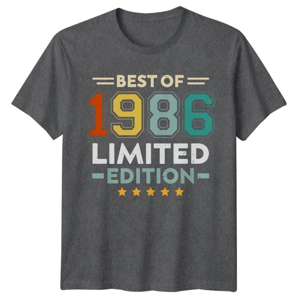 Best Of 1986 Limited Edition Unisexs TShirt 40th Birthday Gift Vintage Tee