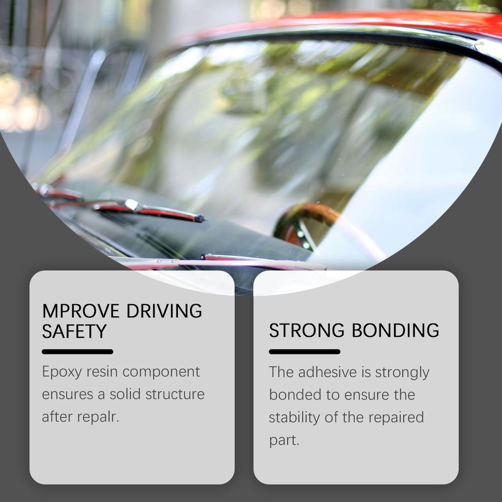 Набор для ремонта трещин на лобовом стекле, набор для ремонта сколов и трещин на лобовом стекле автомобиля, инструменты для ремонта автомобиля 20 мл