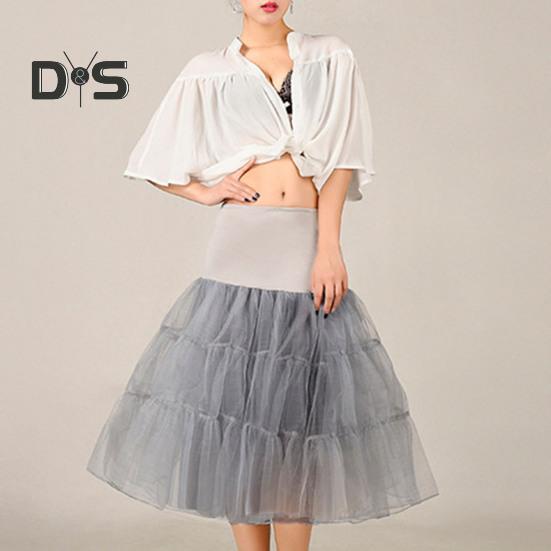 Эластичная талия, свадебный кринолин, многослойная шикарная чистая цветная юбка для выпускного вечера