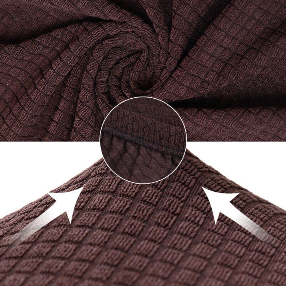 Elastic Stool Cover Plaid Chair Cover Small Square Seat Cover Restaurant