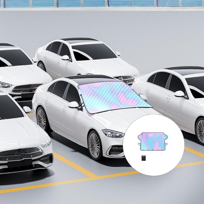 Универсальная крышка на лобовое стекло Автомобильная крышка на переднее стекло для защиты от льда и снега Автомобильный протектор для лобового стекла Автомобильный аксессуар