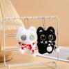Cute Plush Black Cat Doll Toy Bag Pendant Charms Car Accessories For Women Couples Gift Bag Charm