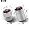 4Pcs Car Styling 3D Aluminum Metal Car Wheel Tire Air Valve Caps Cover For 4HGVI A3 A4 b6 b8 b7 A6 A8 S Line S3 S4 S6 Q3 Q5 Q7 Q8
