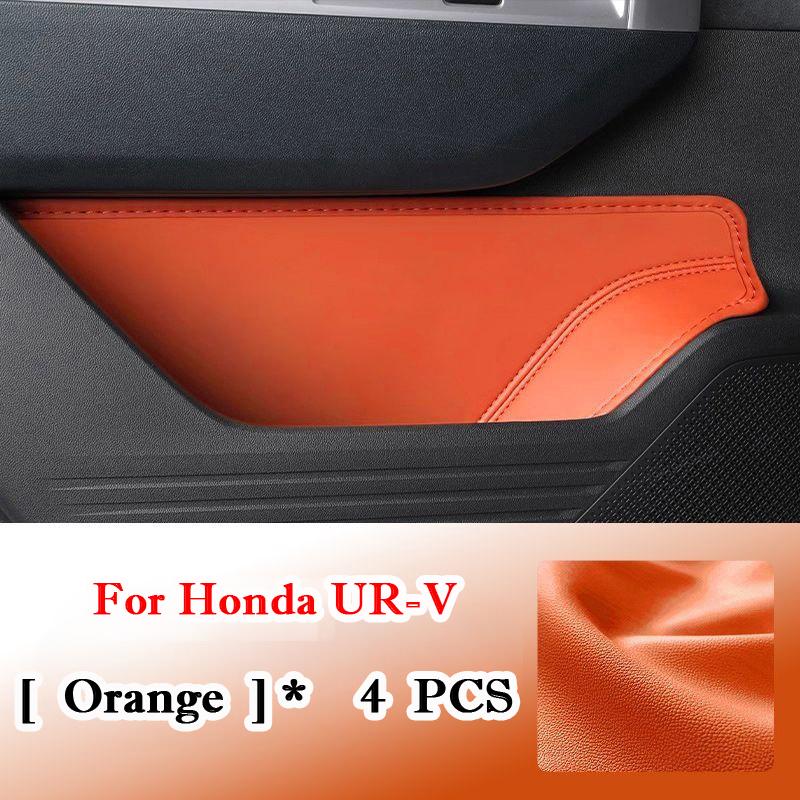 For Honda UR-V URV -2025 Door Side Storage Box leather Front Rear Door Handle Organizer Tidying Car Door Slot Accessories