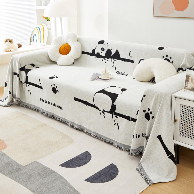 Chenille Sofa Towel Four Seasons Universal Living Room Sofa Cover Double-Sided Non-Slip Sofa Cover Towel