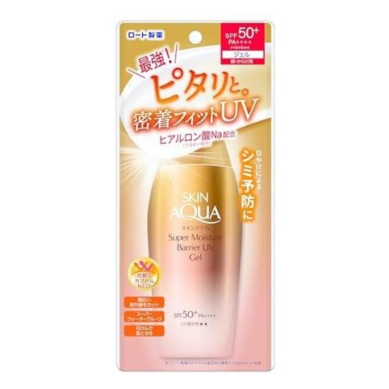 Skin Aqua Гель УФ-защитный Super Moisture Barrier 100 г (с гиалуроновой кислотой плотно прилегающий SPF50+PA++++ высокая водостойкость водостойкий)