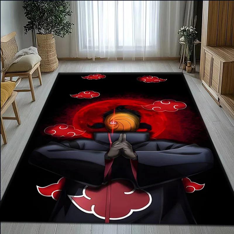 Classic N-Naruto Japan Anime I-Itachi Carpet Rug for Bedroom Living Room Decor Sofa Home kids Game Area Rug Non-slip Floor Mat