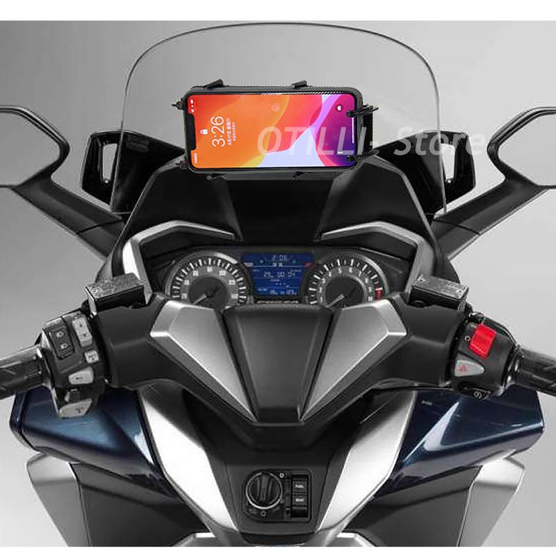 For Honda Forza350 Forza125 Forza 350 125 2021-2025 Motorcycle Front USB Charging Mobile Phone Navigation Bracket GPS Mount