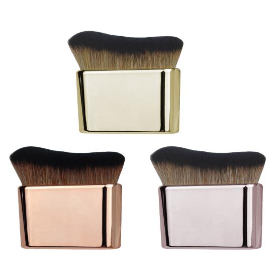 Кисть для автозагара, многоцелевой аппликатор для лосьона для загара, синтетическое покрытие для тела, идеальная основа, кисть для рассыпчатой пудры