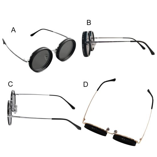 Солнцезащитные очки с регулируемым фильтром нейтральной плотности, 1-9 передач для комфорта, прозрачные поляризованные круглые очки с защитой от синего света