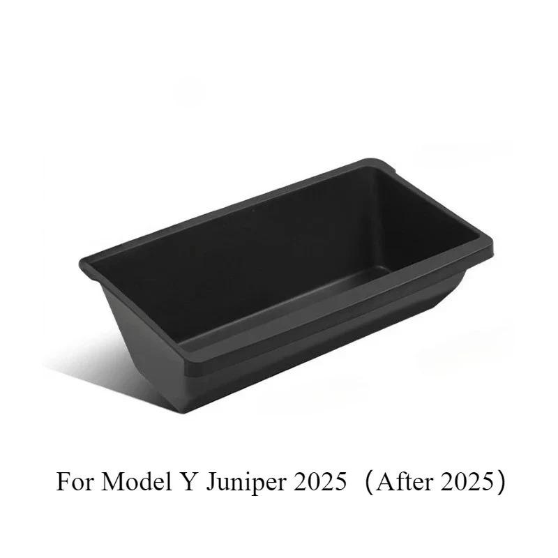 Для Tesla Model Y Juniper 2025 Передний органайзер-контейнер для хранения под сиденьем Скрытое пространство для хранения под сиденьем Контейнеры Аксессуары-поддоны для сидений