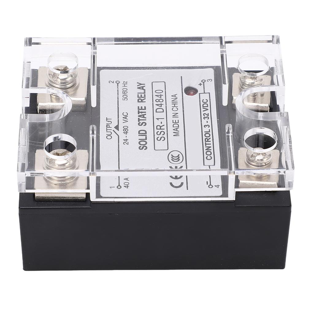 Твердотельное реле SSR промышленные системы 40A DC в AC 24‑480V для станков с ЧПУ упаковочных машин