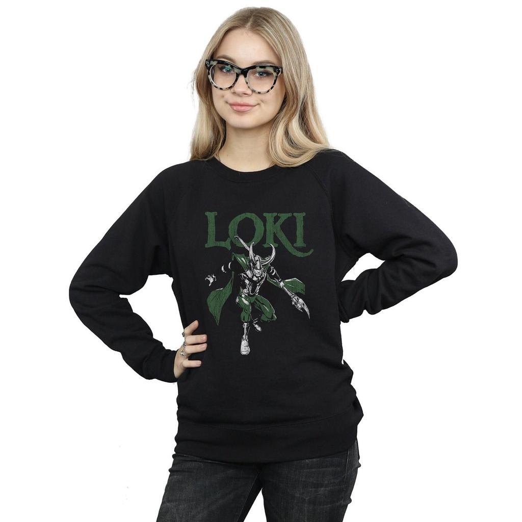 Marvel Womens/Ladies Loki Scepter Sweatshirt