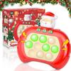 Fast Push Game Fidget Toys Pop Game Handheld Bubble Game Console Light Up Pop Game Sensory Fidget Toys for Kids