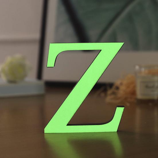 Наклейка на стену с буквами, украшение для дома, светящаяся наклейка с буквами, отклеивающаяся и приклеивающаяся к стене