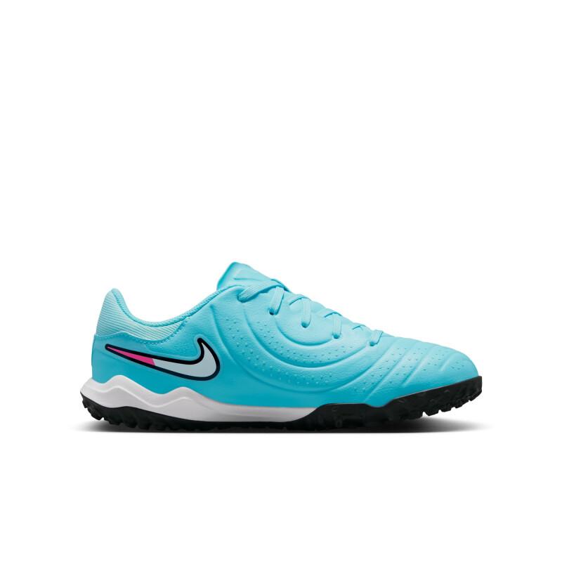 Nike Slip Resistant Cushioning Abrasion Resistant Low Top Soccer Shoes Sky Blue Kids' Sneakers DV4351-401