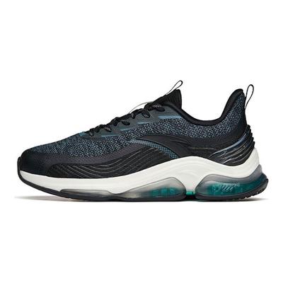 Кроссовки Running Series Cushioning Low-Top для бега, мужские кроссовки, черные, зеленые 112145502-5
