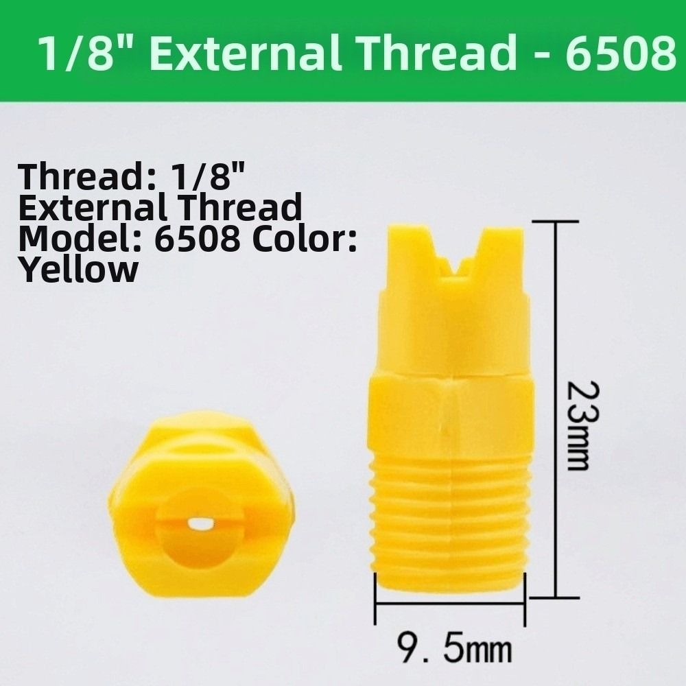 1/8 Inch 1/4 Inch 1/2 Inch Cone Spray Nozzle Efficient Vee Jet Spray Nozzle Factory Maintenance