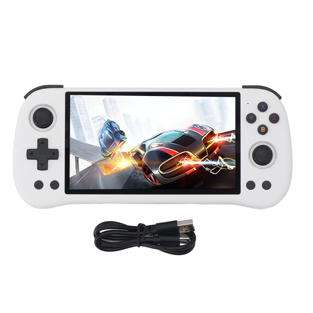 Портативная игровая консоль с 5,5-дюймовым экраном IPS HD и несколькими эмуляторами. Портативная игровая консоль в стиле ретро для