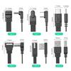 USB2.0 на Type C Разветвитель Дата-кабеля Угол вверх вниз влево вправо Провод Плоский Шнур USB C Передача Данных 2А Питание Синхронизация Удлинитель