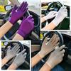1Pair Spandex High Quality Thin Stretch Women Accessories Gloves Thin Performance Fashion Driving Sunscreen Pure Color