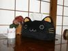 Kojima Tsusho Cat Face Tissue Black 30cm x 20cm x 18cm Cover, Cat,