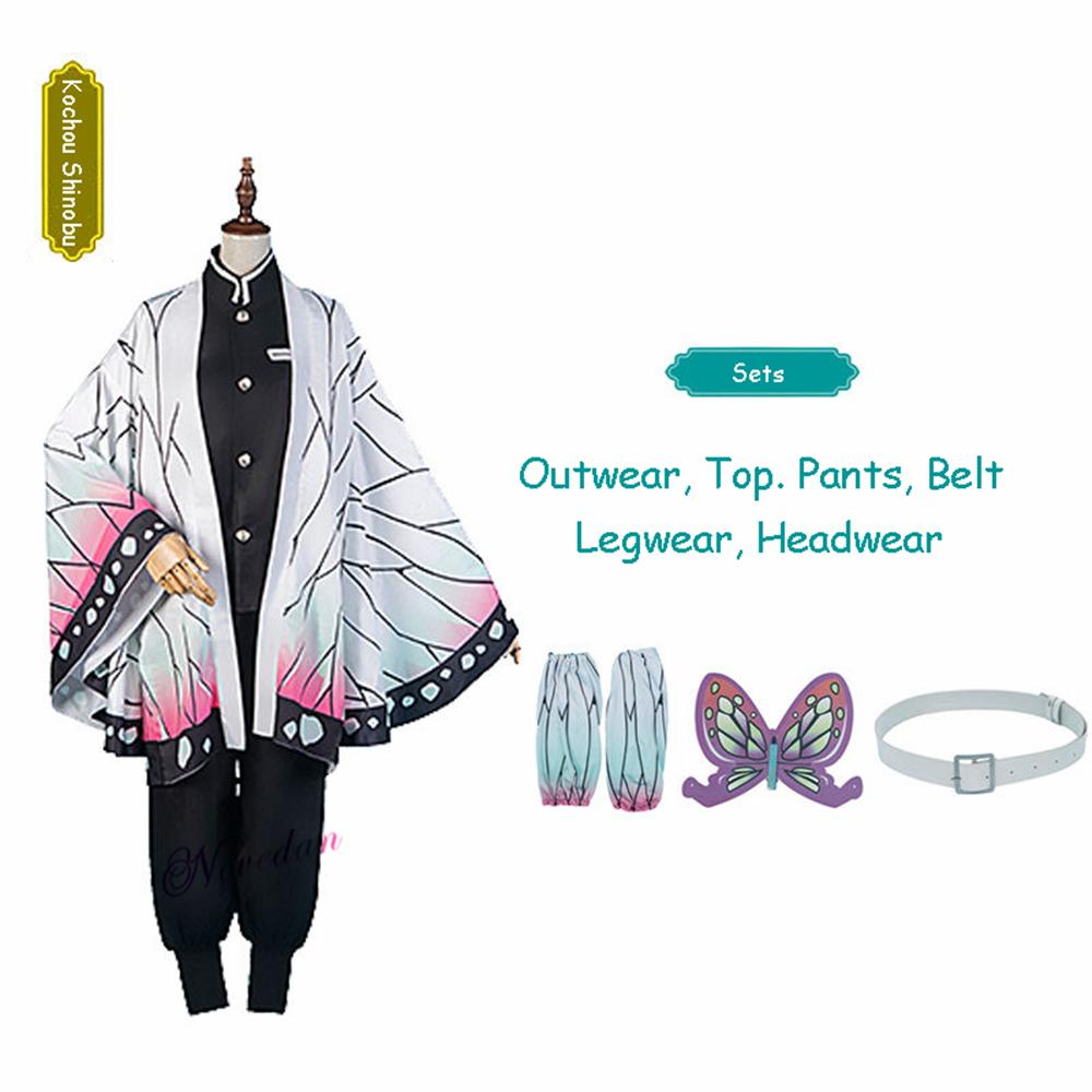 Аниме Demon Slayer Kimetsu No Yaiba Kamado Tanjirou Agatsuma Zenitsu Tomioka Giyuu Nezuko Кимоно Униформа Косплей Костюм
