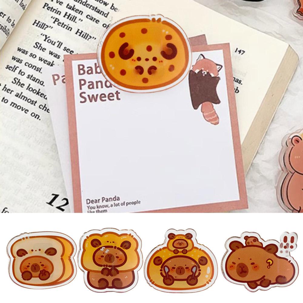 Канцелярские принадлежности Капибара держатель для заметок Школьные принадлежности Папка с мультяшными файлами Папка с изображением Новой морской свинки