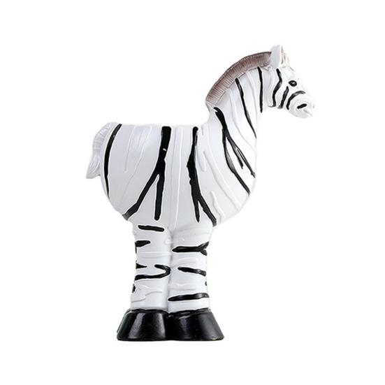 Цветочный горшок из смолы, высокопрочный, небьющийся, в форме животного, забавный, для дома и улицы, украшение стола