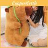Creative Capybara Lotus Cute Animal Plush With Pp Cotton For Gift Teens For