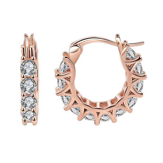 1 пара сережек-хаги с кубическим цирконием, U-образные, маленькие, контрастного цвета, полированные металлические серьги, серьги-гвоздики для хряща, повседневные украшения для свиданий и вечеринок