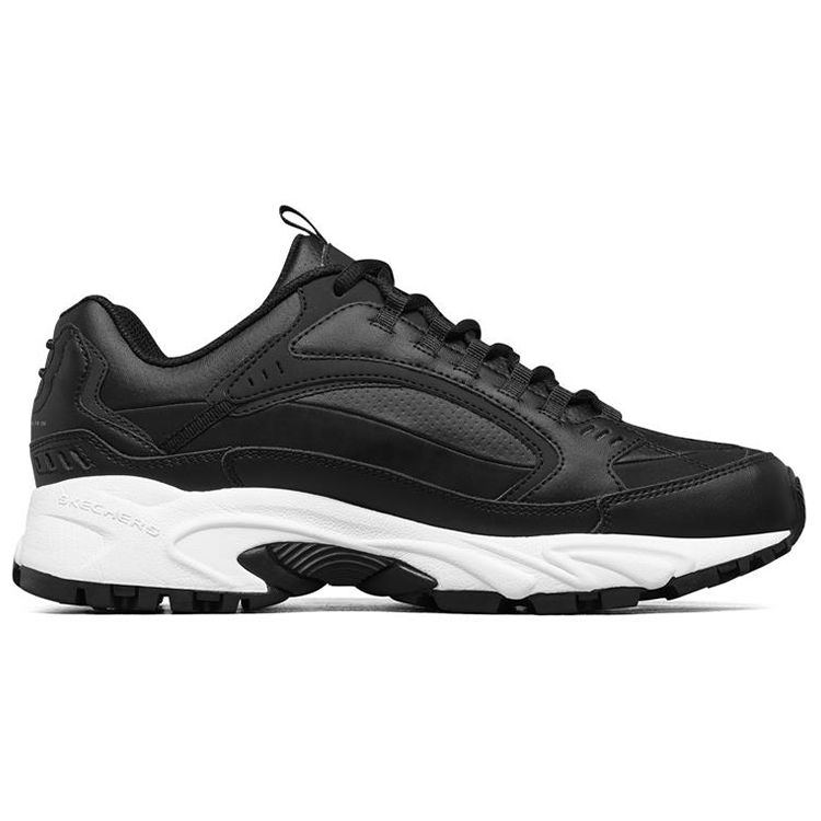 Skechers Stamina Низкие кроссовки на шнуровке из синтетической кожи в стиле "Dad Shoes" Мужские кроссовки Черный 51917-BLK
