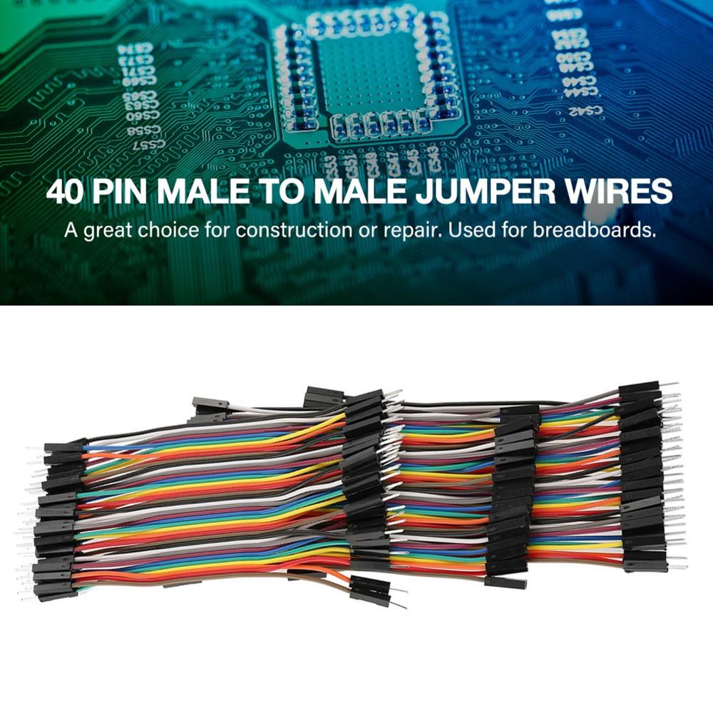 3 PCS 10CM Breadboard Jumper Wires 40 Pin Ribbon Cables Electronics Prototyping Dupont Wire  Arduino