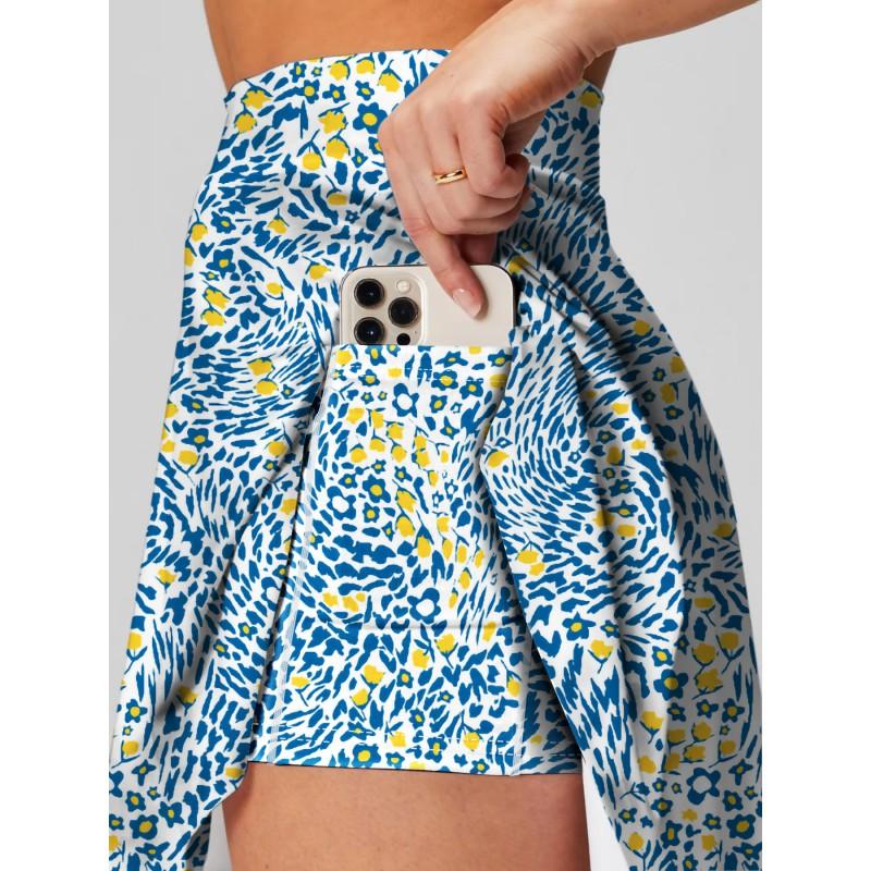 High-Waisted Golf Skort Women Breathable Sport Skirt Tennis Badminton Running Fitness Activities