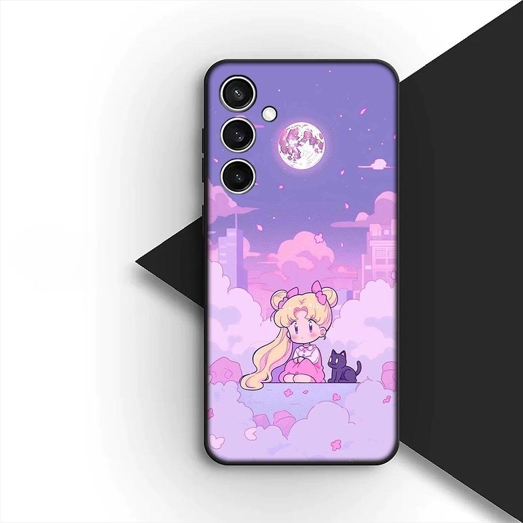 Soft Cover for Xiaomi Redmi Note 12 11 10 A3 Pro 10A 10C 12C Note12 5G 4G Casing Phone Case Girl S-Sailors Comics Star Moons