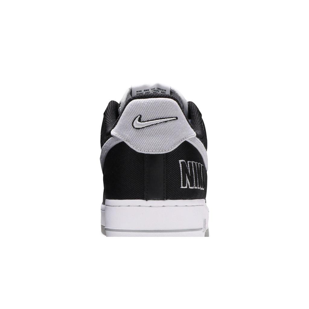 Nike Air Force 1 Low '07 LV8 EMB 'Raiders' (Unisex) Black / Flat Silver / White / Pine Green Skateboard Shoes CT2301 001