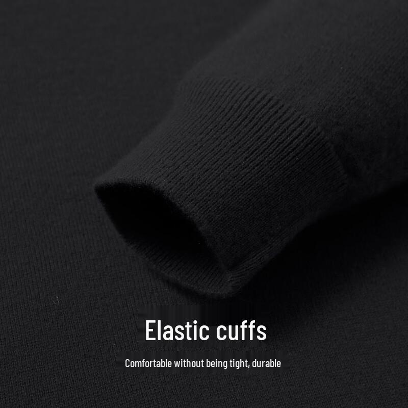 Hodo Men's 100% Lambswool Heavyweight Turtleneck Sweater