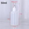 Бутылки-шприцы из ПЭ, Мягкие дозирующие бутылки, Масленки, Декантеры для чернил  50 мл 2 шт.