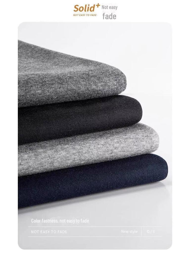 Men's Thickened Gold Velvet Thermal Underwear Set - Half Turtleneck Top & Pants for Winter Cold Protection