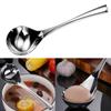 Heavy Duty Stainless Steel Soup Spoon Family Size Stainless Steel Soup Ladle With Comfortable Long Handle for Cooking