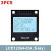 1/3 шт. TZT 12864 LCD Экран Lcd12864-03A Модуль Последовательный Порт 12864 Точечная Матрица SPI С Железной Рамкой 12864 Mмодуль Для Arduino