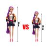 %%~Kpop Demon Hunters 30cm Action Doll Toy Set Rumi Mila Zoe Girls DIY Plastic Children's Birthday Gift Halloween Theme